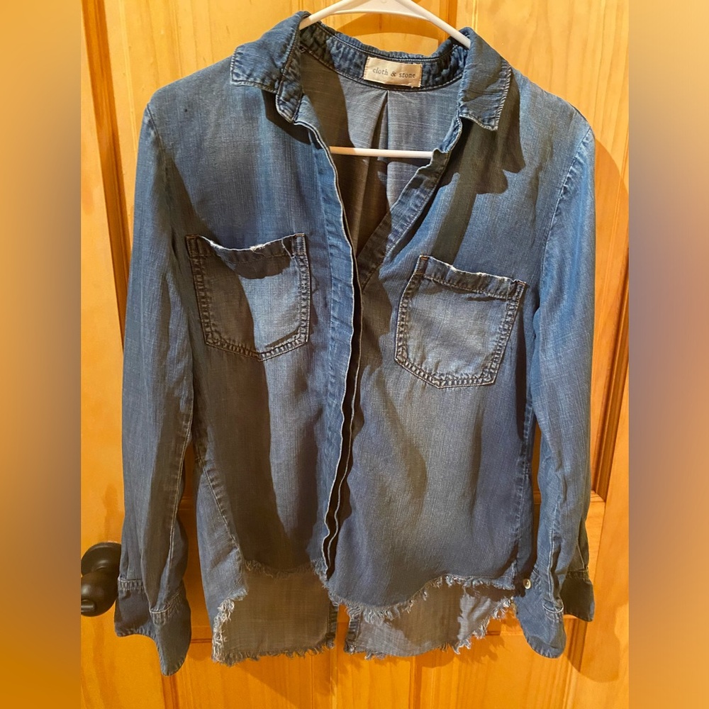 Flowy Jean Button Down